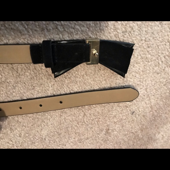 Talbots XS NWT belt black bow - Picture 2 of 3